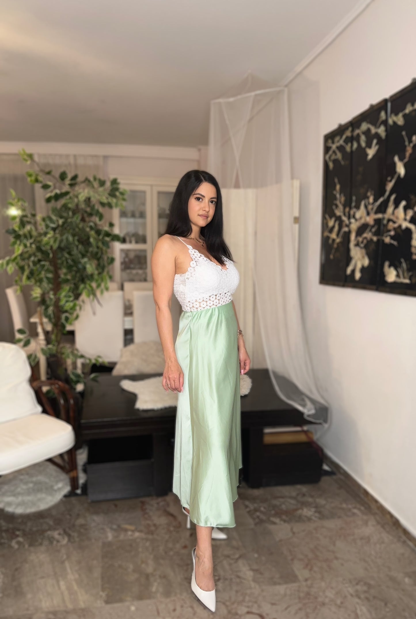 Chloe Skirt φυστικί