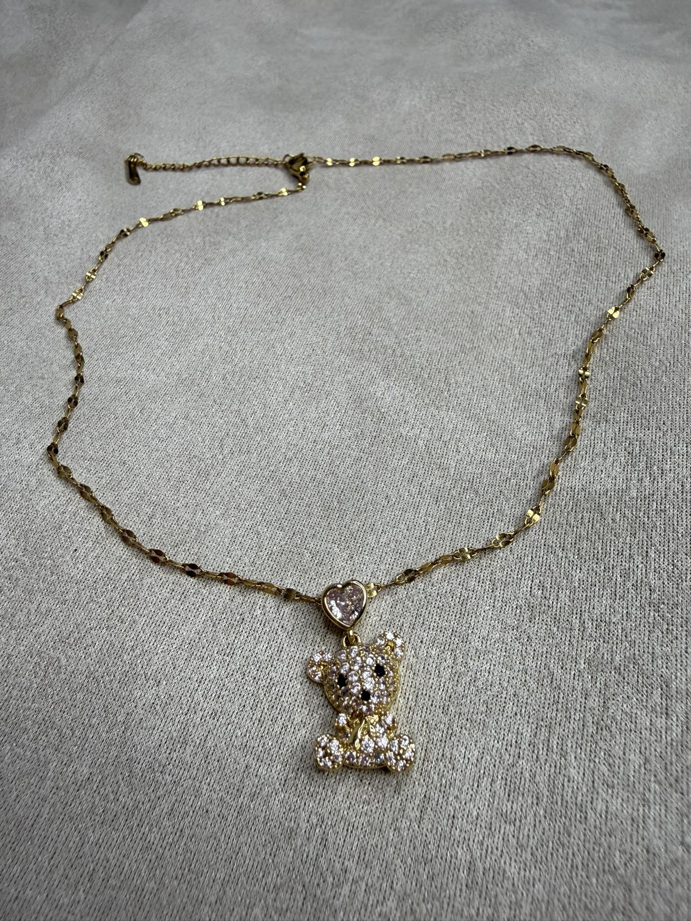 Gold Sparkle Bear