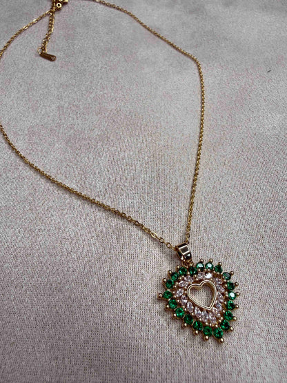 Heart Bloom Green