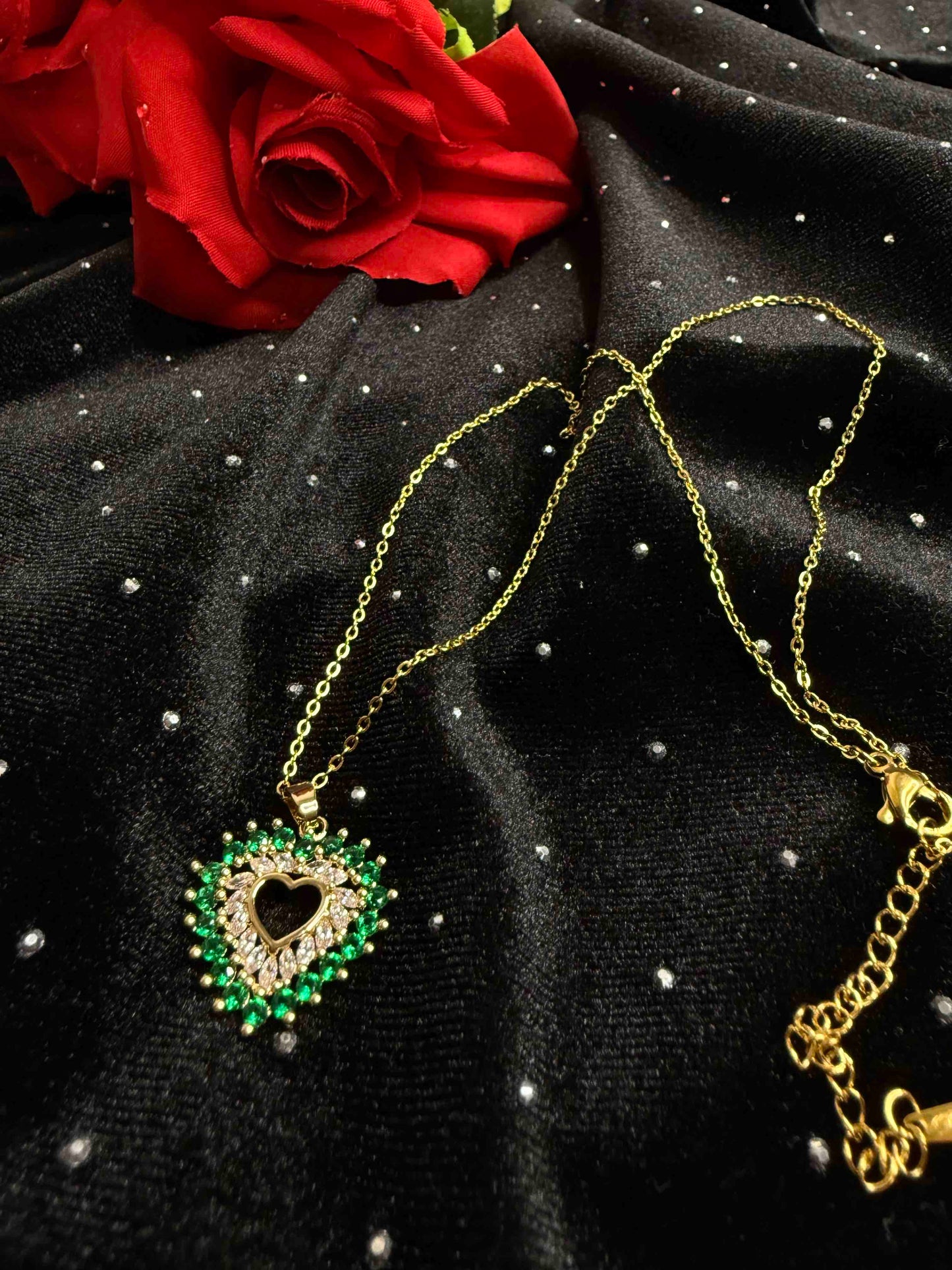 Heart Bloom Green
