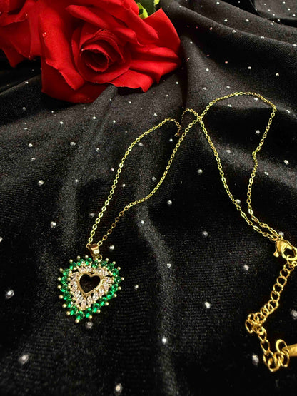 Heart Bloom Green