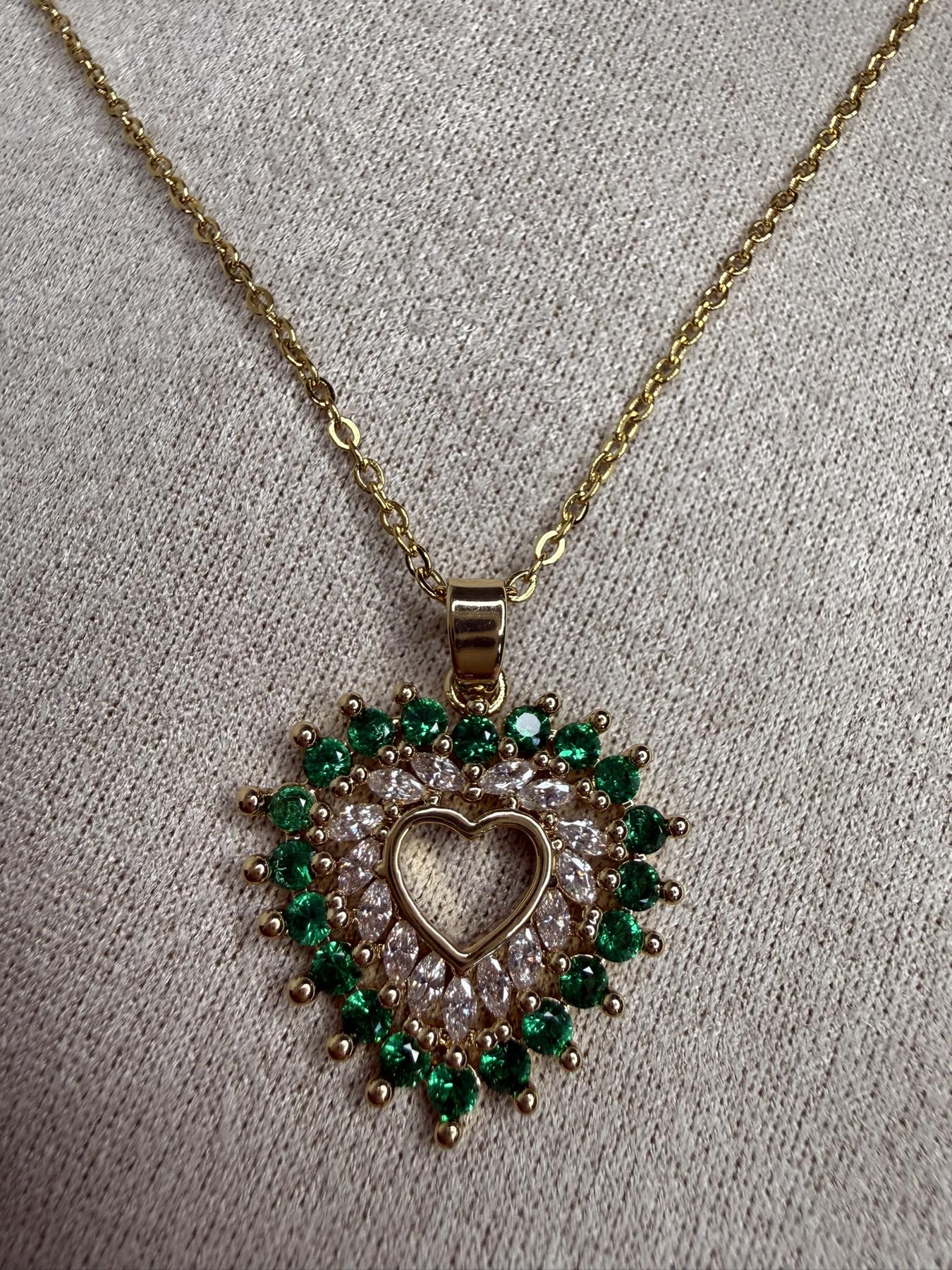 Heart Bloom Green