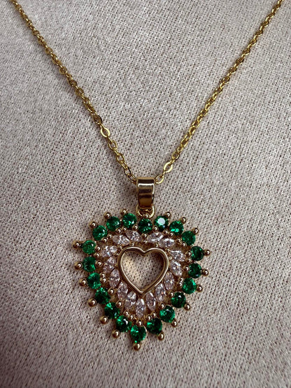 Heart Bloom Green