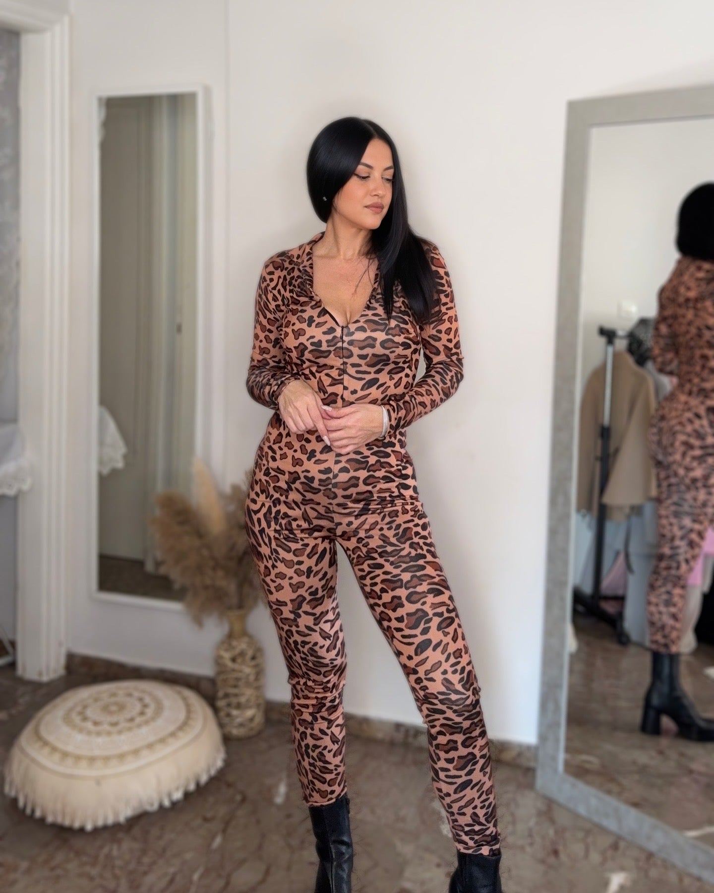 Ολόσωμη φόρμα Catwalk Leopard