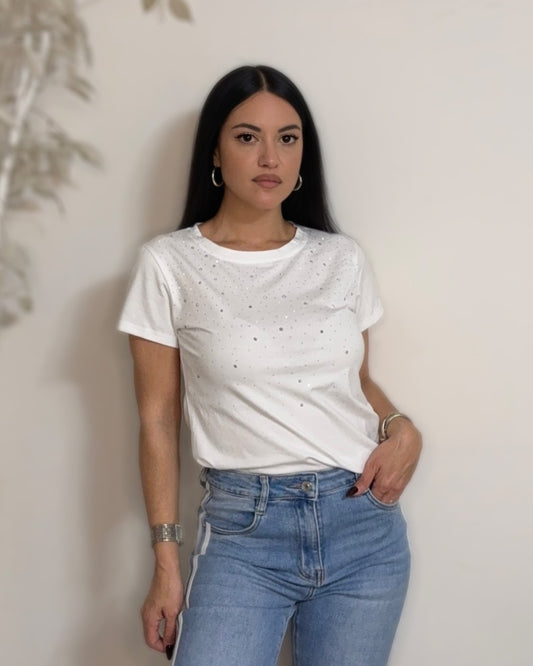 Strass T-Shirt (One size-έως L)