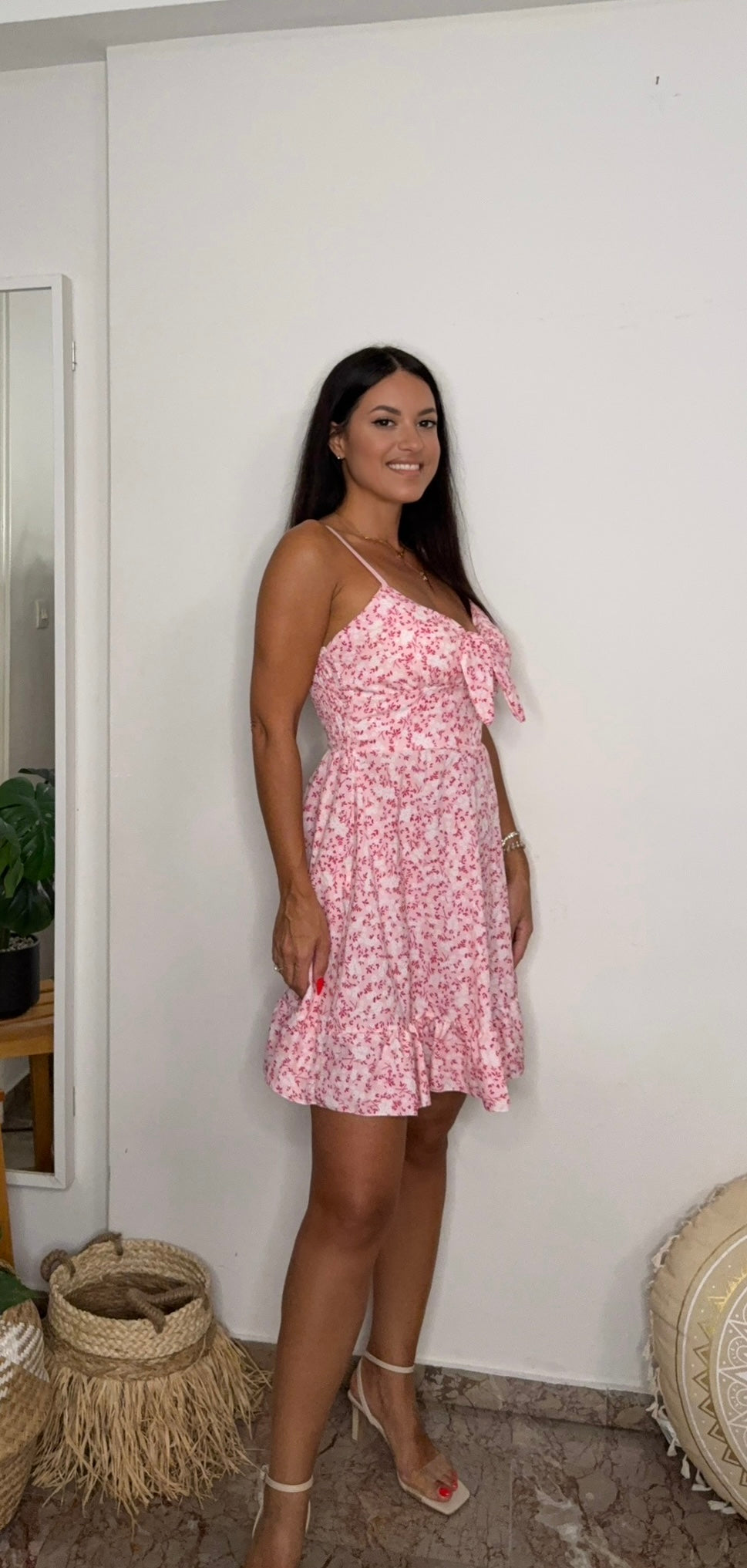 Blossom dress ροζ
